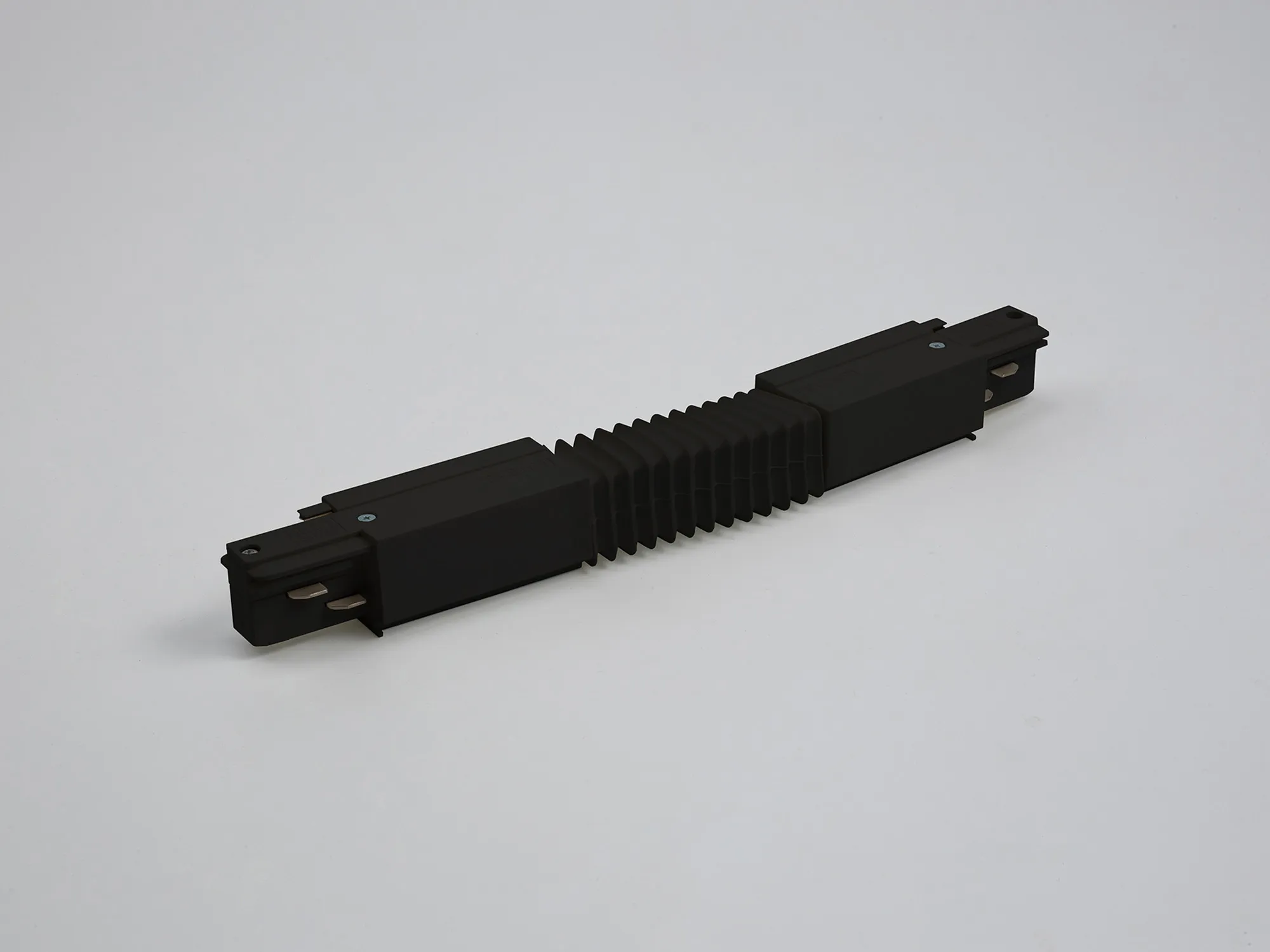 Flexible Coupler With Feeding Option 3 Circuit Surface Mounted Track With Data Bus 555 2 1211 2  Eutrac 3 Circuit Surface/DB-Black